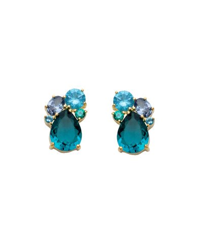 Pendientes Jannie Aqua A