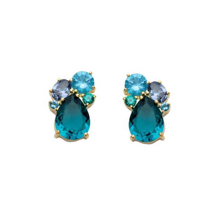 Pendientes Jannie Aqua A