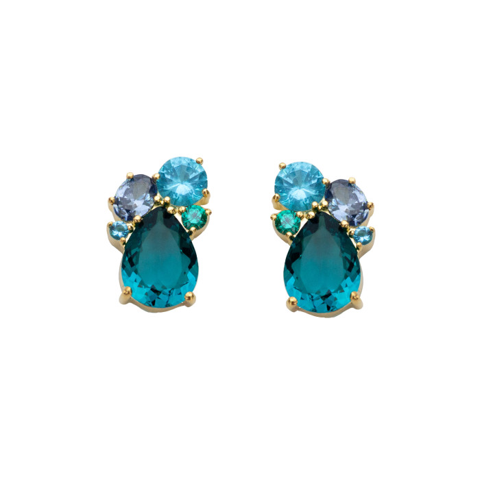 Pendientes Jannie Aqua B