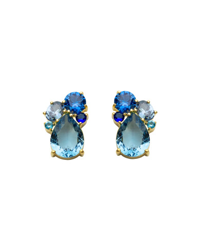 Pendientes Jannie Aqua C