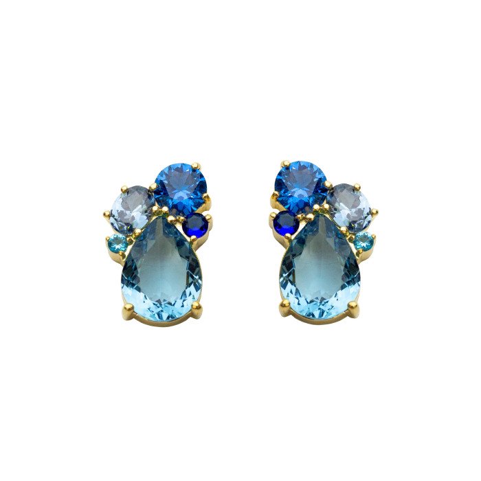 Pendientes Jannie Aqua B
