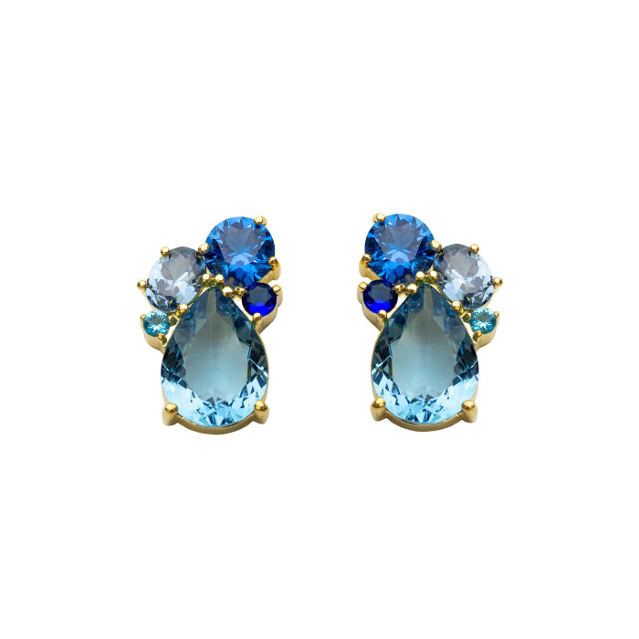 Pendientes Jannie Aqua C