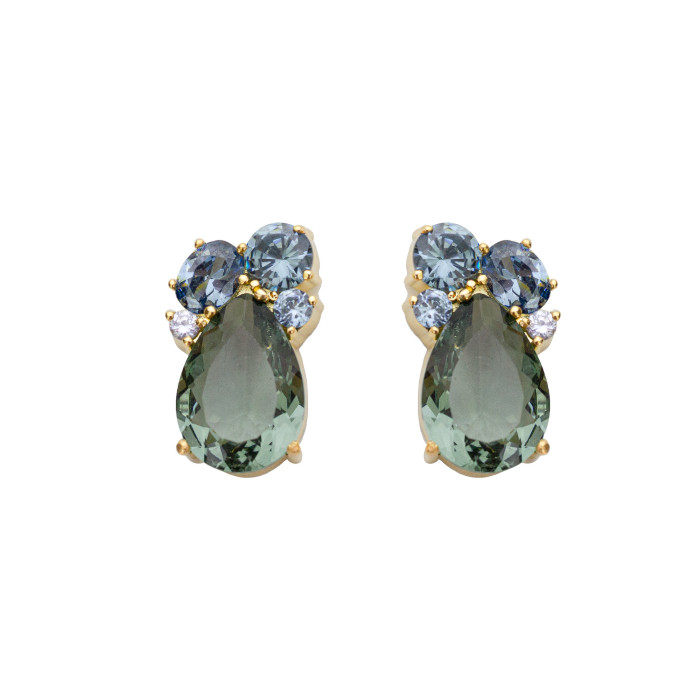 Pendientes Jannie Aqua E