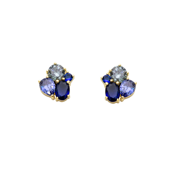 Pendientes Chloé Denim Blue