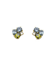 Pendientes Chloé Denim Blue