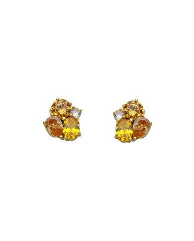 Pendientes Chloé Champagne Amarillo