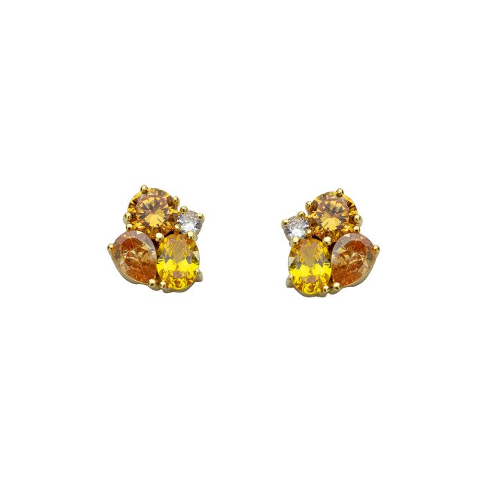Pendientes Chloé Champagne Amarillo