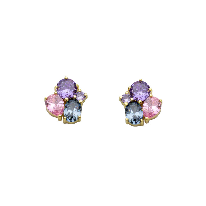 Pendientes Chloé Rosa Lila