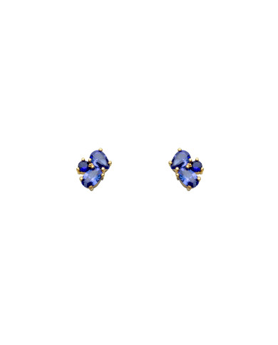 Pendientes TD Studs Azul