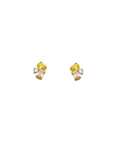 Pendientes TD Studs Amarillo