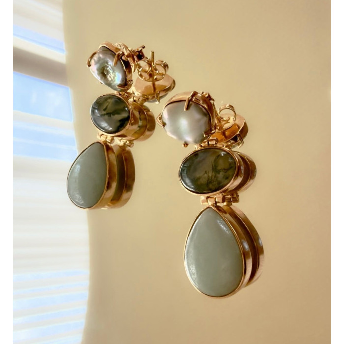 Pendientes Amazonita