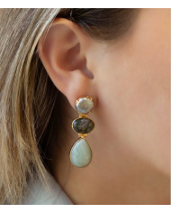 Pendientes Amazonita