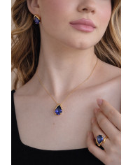 Pendientes Stilla Azul