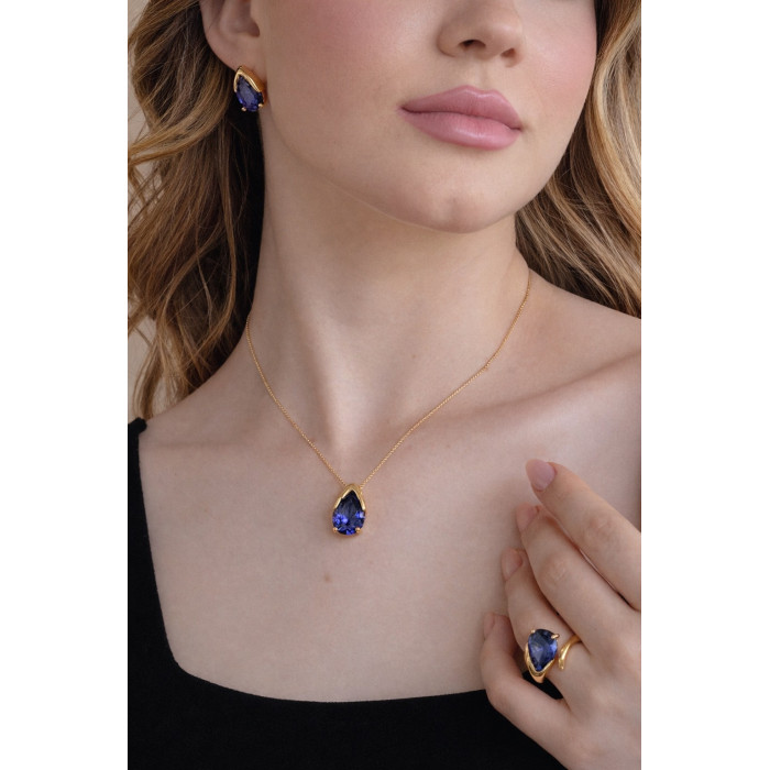 Pendientes Stilla Azul