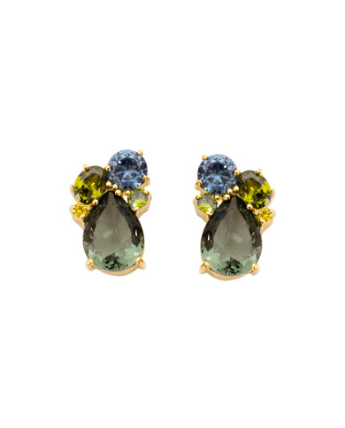 Pendientes Jannie Aqua E