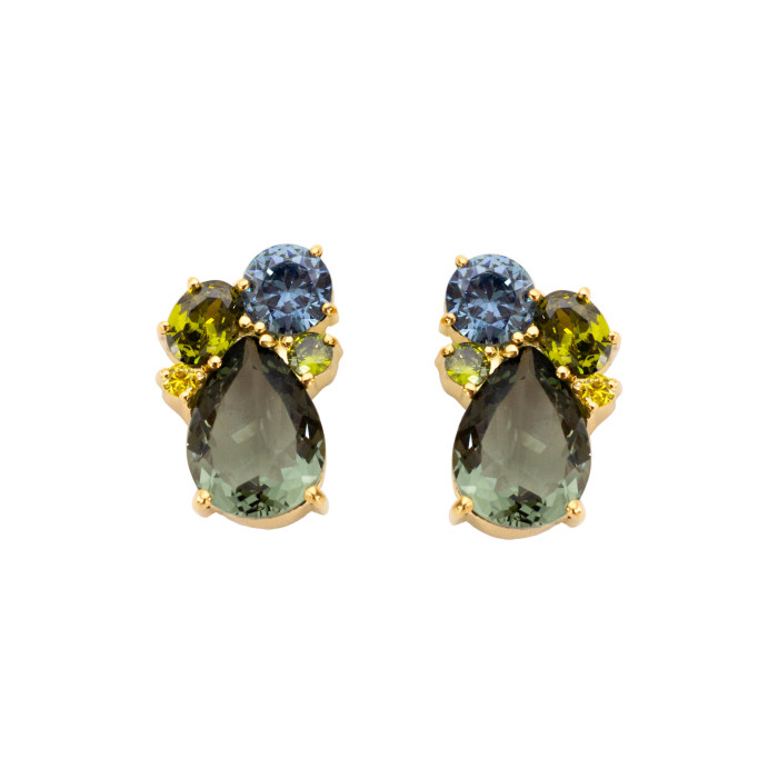 Pendientes Jannie Aqua E