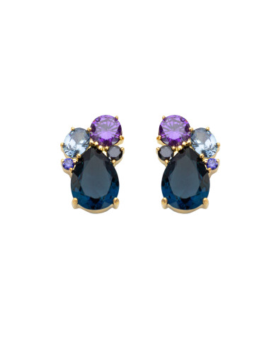 Pendientes Jannie Aqua F