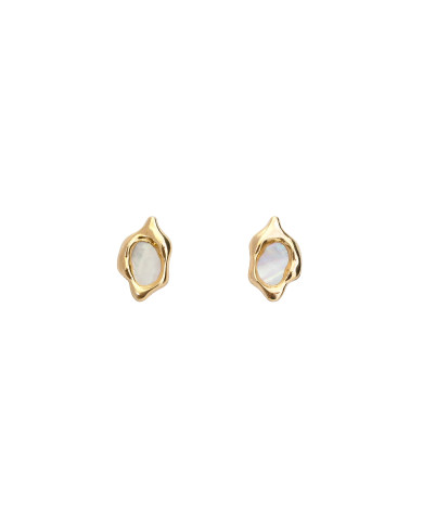 Pendientes Fluere Nácar