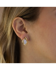 Pendientes Fluere Nácar