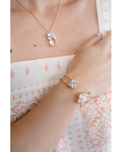 BRAZALETE JANNIE AQUA
