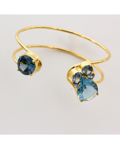 BRAZALETE JANNIE AQUA