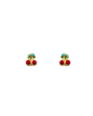 Pendientes ortopédico cereza