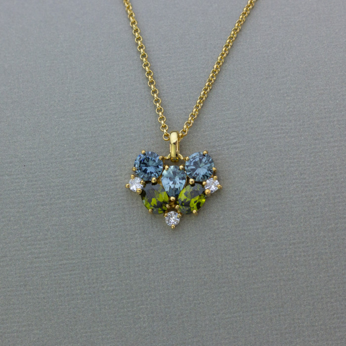 Collar Chloé Denim Olivo