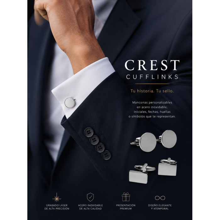 CREST CUFFLINKS
