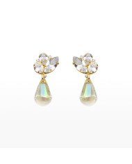 Pendientes Juliette Verde Bronce