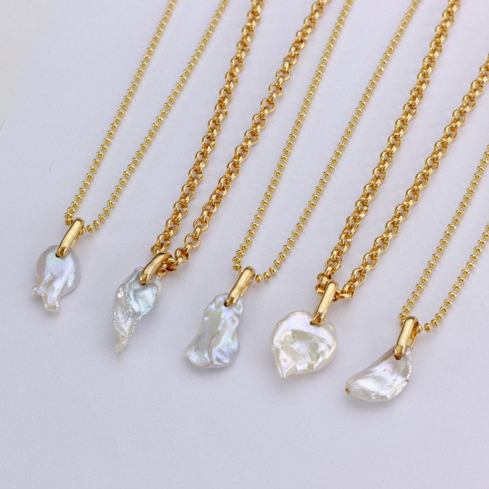 Collar Perla Keshi