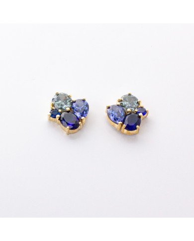 Pendientes Chloé Denim Blue