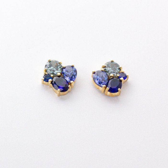 Pendientes Chloé Denim Blue