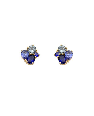 Pendientes Chloé Denim Blue