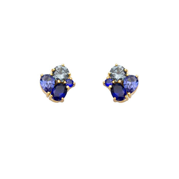 Pendientes Chloé Denim Blue