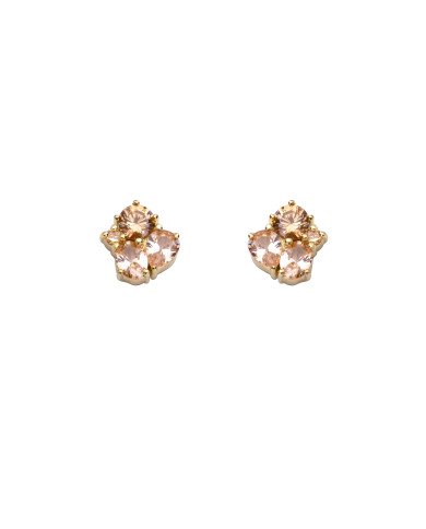 Pendientes Chloé Champagne Rosa