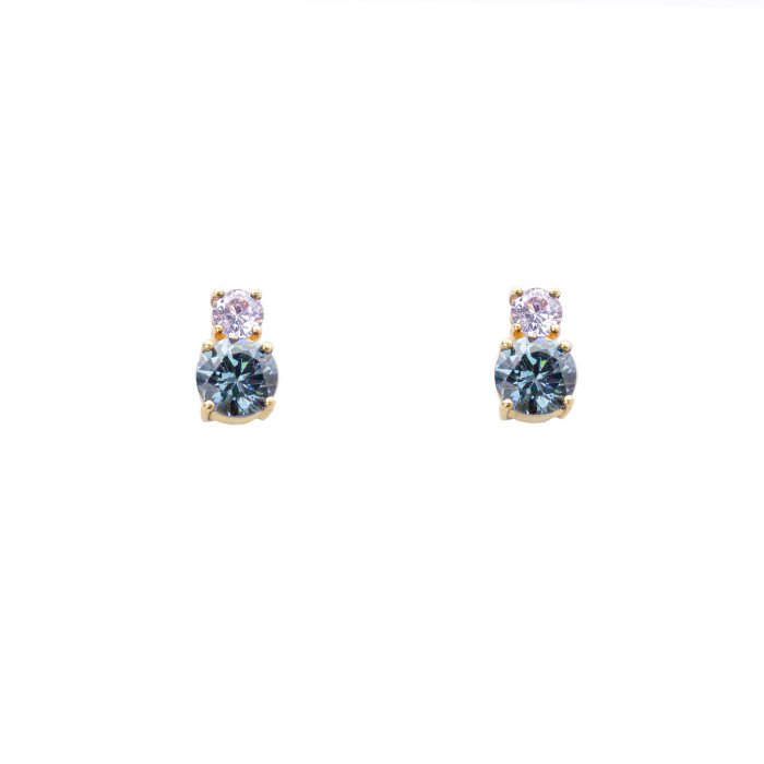 Pendientes Annie Denim Lila