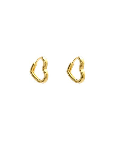 Argollas Corazón Dorado
