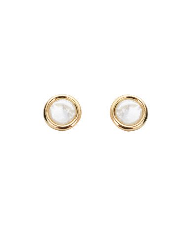 Pendientes Amare Buttons Nacar