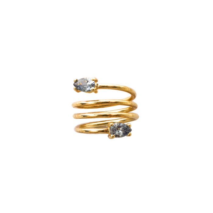 ANILLO ESPIRAL DENIM