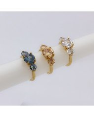 Anillo Trinity Annie Champagne