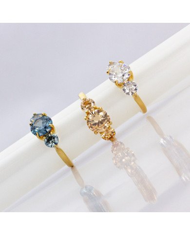 Anillo Trinity Annie Crystal