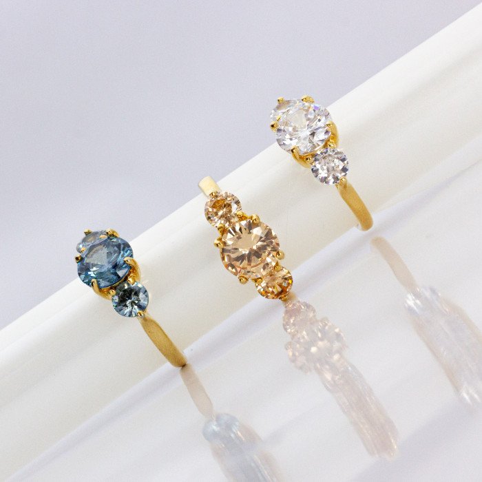 Anillo Trinity Annie Denim