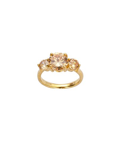 Anillo Trinity Annie Champagne