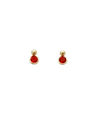 Pendientes Charms Rojos