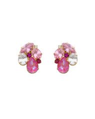 Pendientes TD Studs Denim Lila