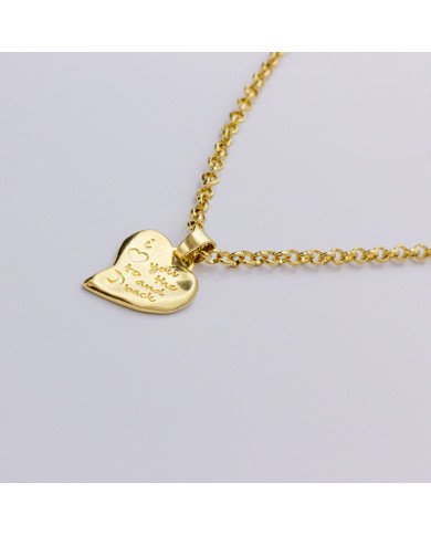 Collar Corazón Dorado