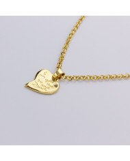 Collar Corazón Dorado