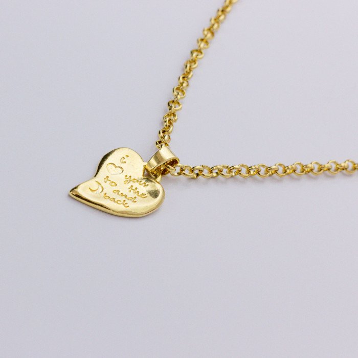 Collar Corazón Dorado