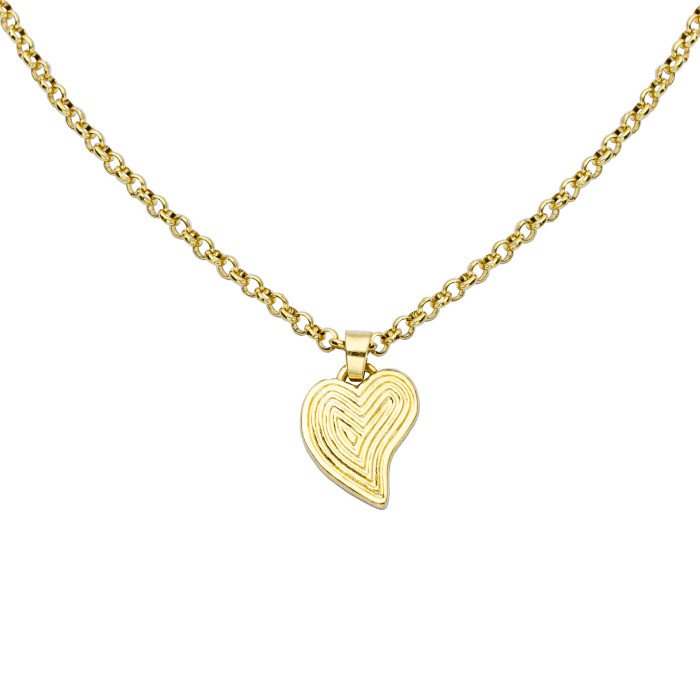 Collar Corazón Dorado