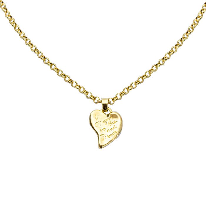 Collar Corazón Dorado